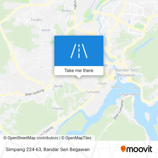 Simpang 224-63 map