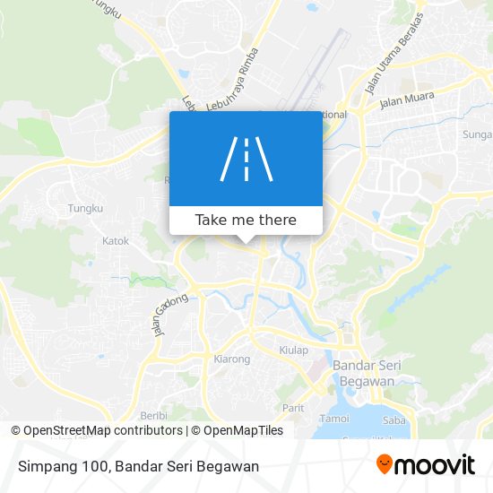 Simpang 100 map