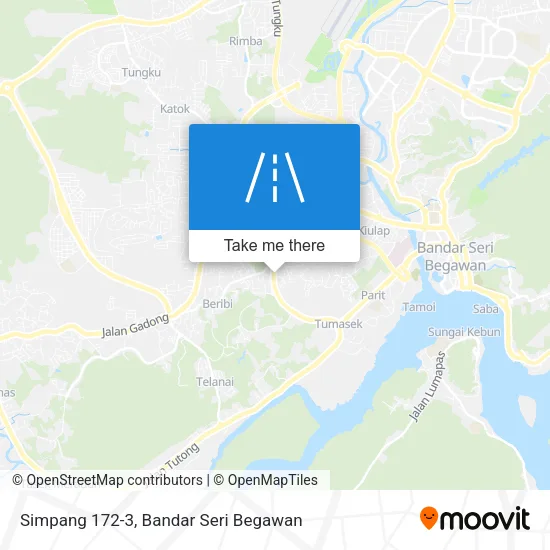 Simpang 172-3 map