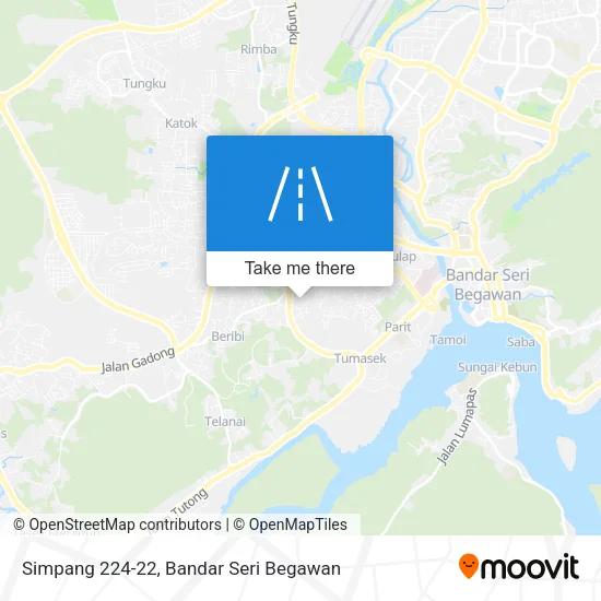 Simpang 224-22 map