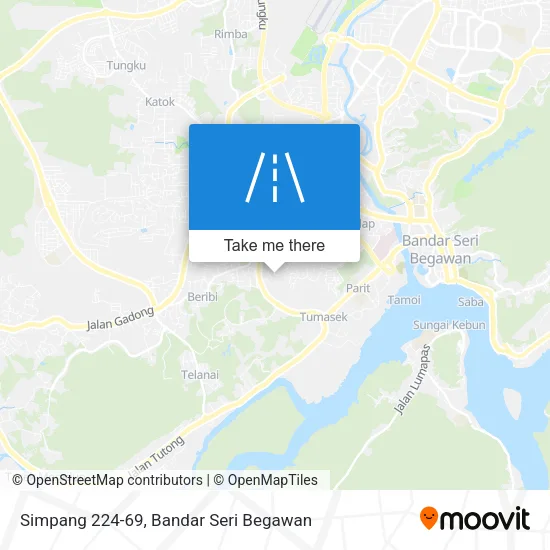 Simpang 224-69 map