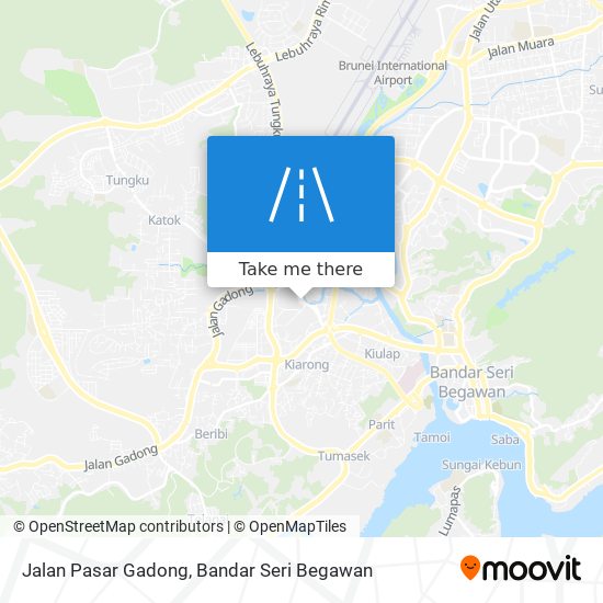 Jalan Pasar Gadong map