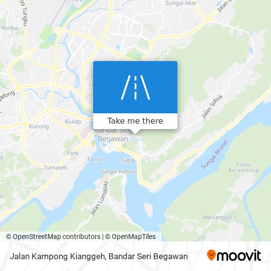 Jalan Kampong Kianggeh map