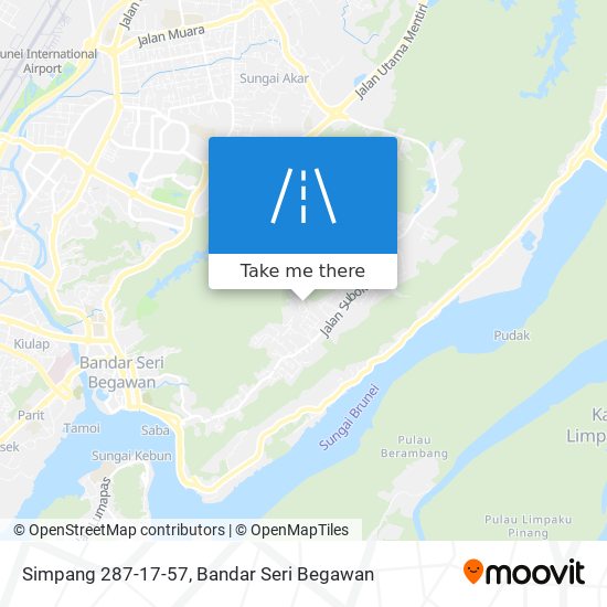 Simpang 287-17-57 map