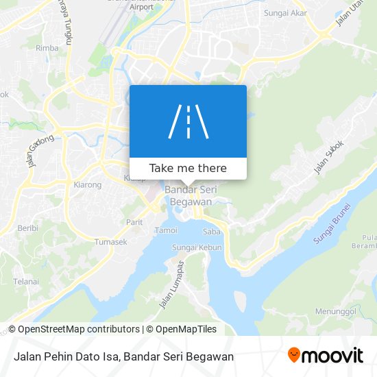 Jalan Pehin Dato Isa map