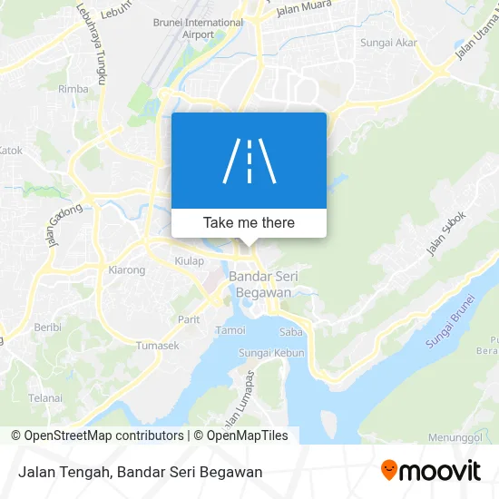 Jalan Tengah map