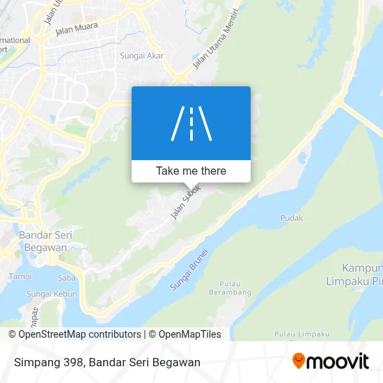Simpang 398 map