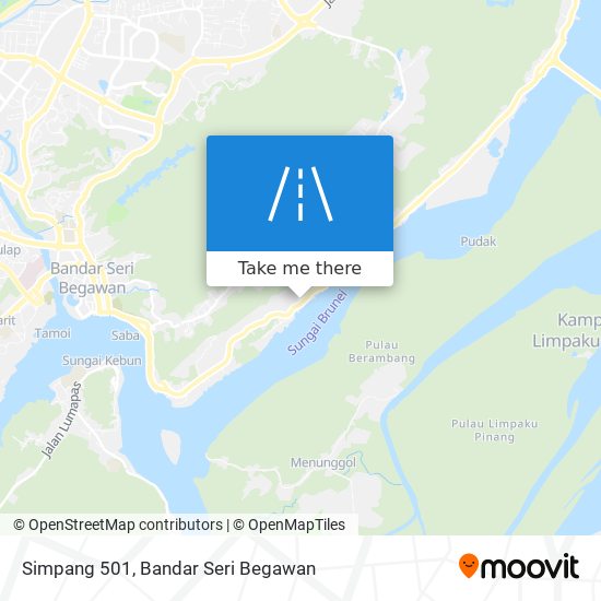 Simpang 501 map