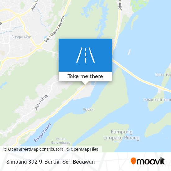 Simpang 892-9 map