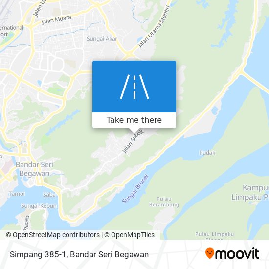Simpang 385-1 map