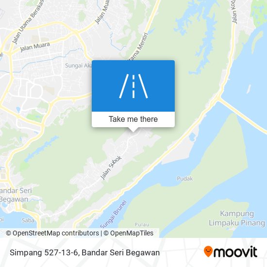 Simpang 527-13-6 map