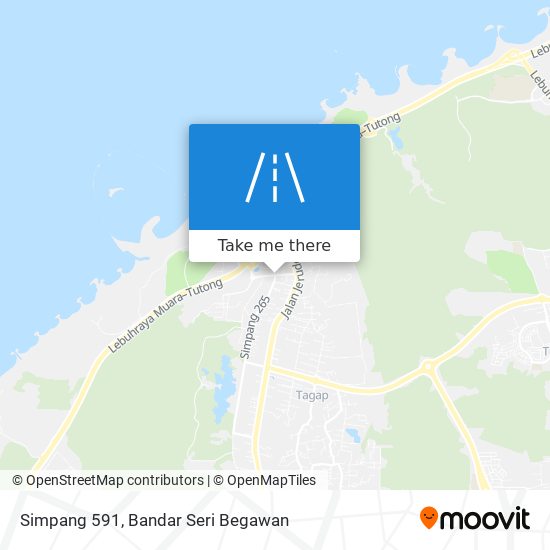 Simpang 591 map