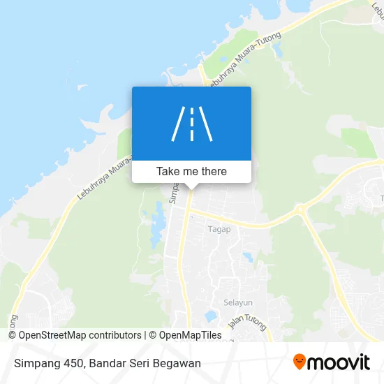 Simpang 450 map