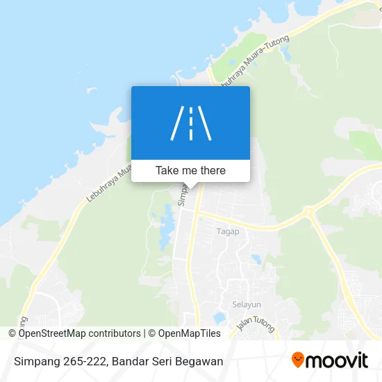 Simpang 265-222 map
