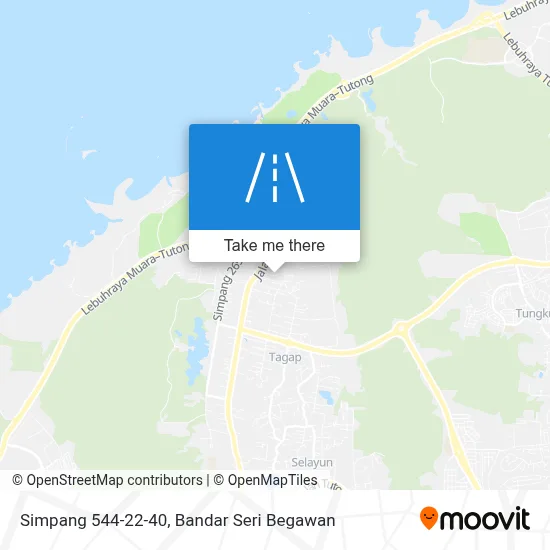 Simpang 544-22-40 map