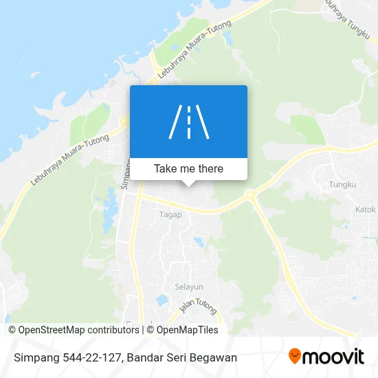 Simpang 544-22-127 map
