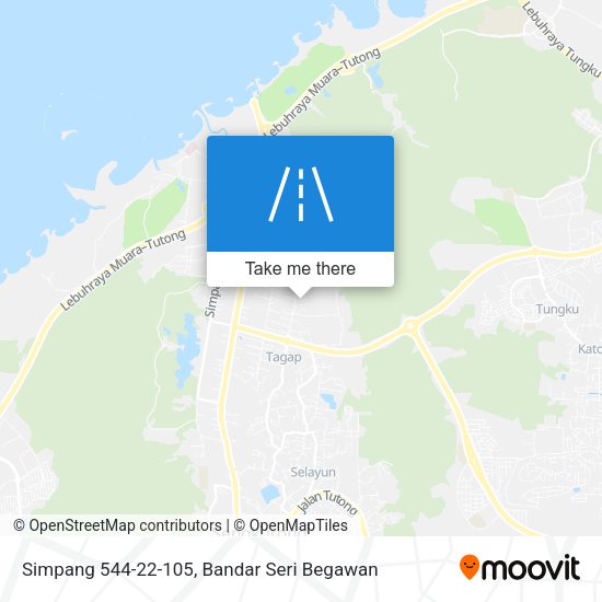 Simpang 544-22-105 map