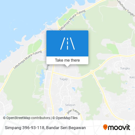 Simpang 396-93-118 map