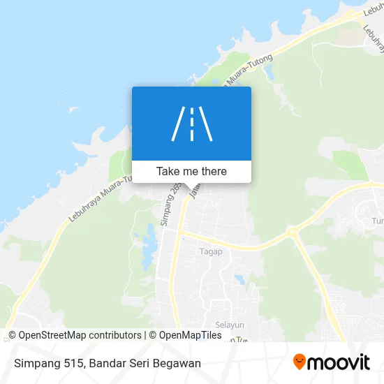 Simpang 515 map