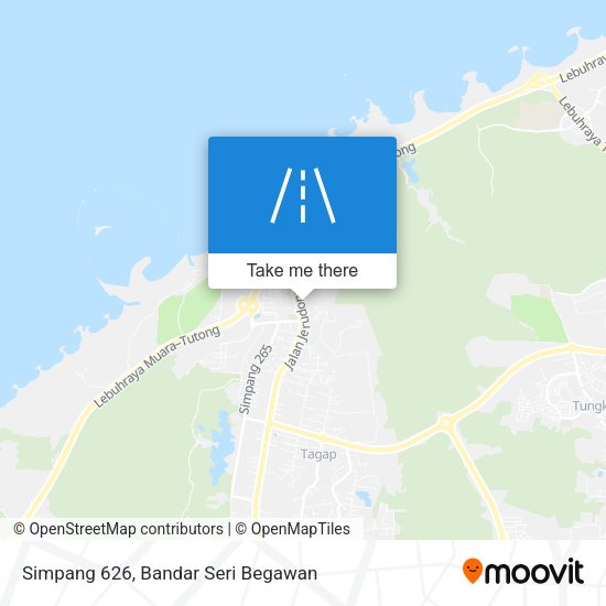 Simpang 626 map