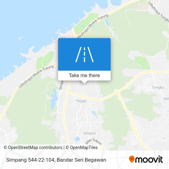 Simpang 544-22-104 map