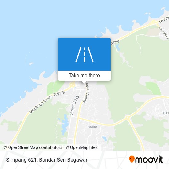 Simpang 621 map