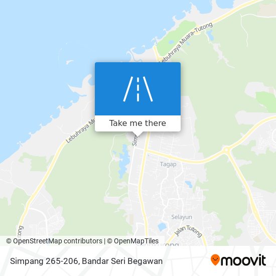 Simpang 265-206 map