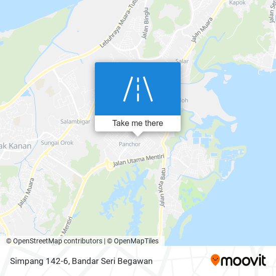 Simpang 142-6 map