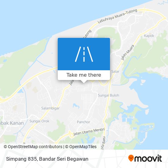 Peta Simpang 835