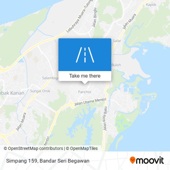 Simpang 159 map