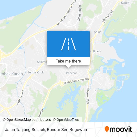 Peta Jalan Tanjung Selasih