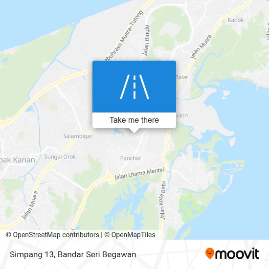 Simpang 13 map