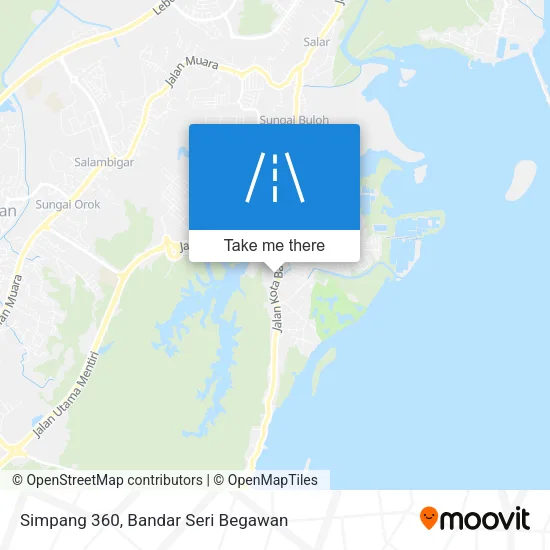 Simpang 360 map