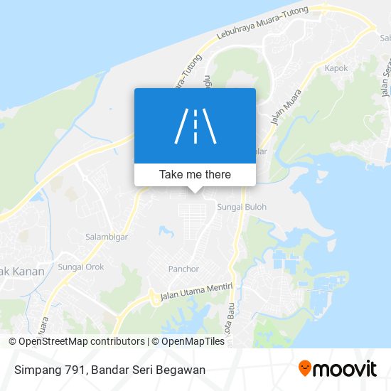 Simpang 791 map