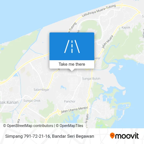 Simpang 791-72-21-16 map