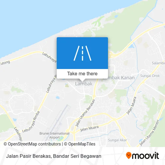 Jalan Pasir Berakas map