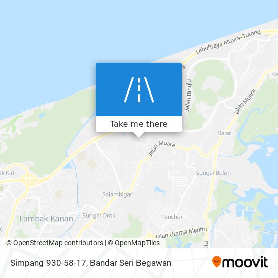Simpang 930-58-17 map