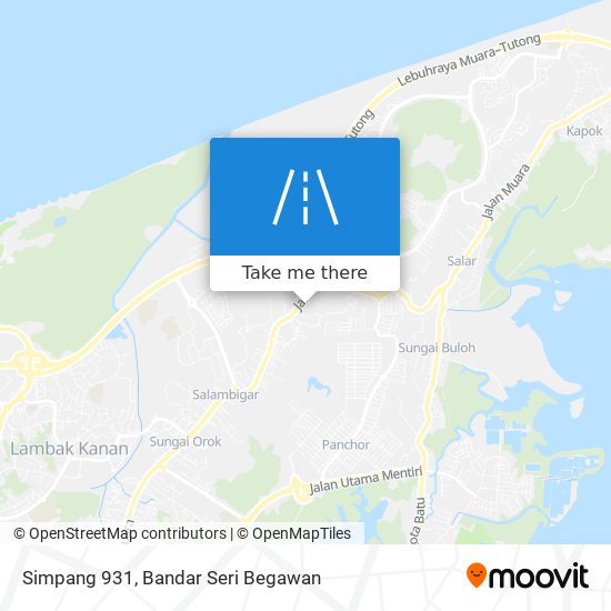 Simpang 931 map