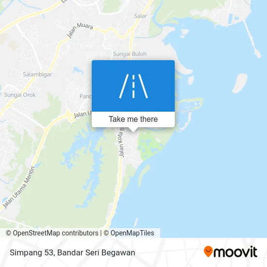 Simpang 53 map
