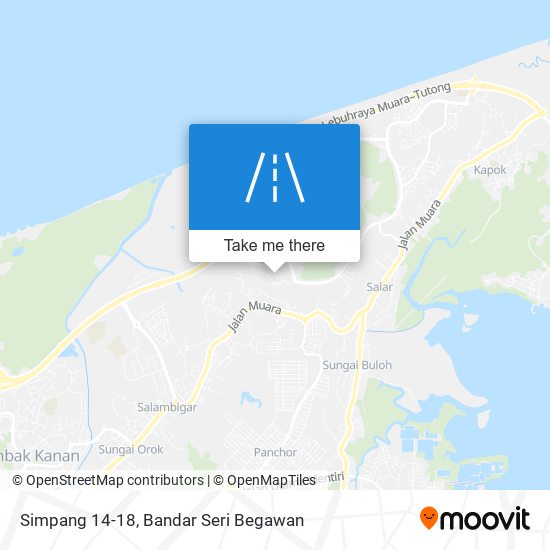 Simpang 14-18 map