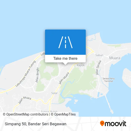 Simpang 50 map