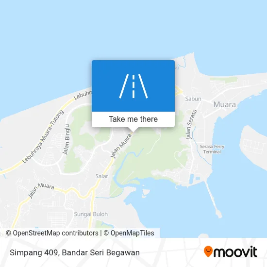 Simpang 409 map
