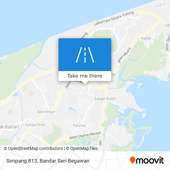 Simpang 813 map