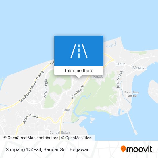 Simpang 155-24 map