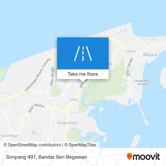 Simpang 491 map