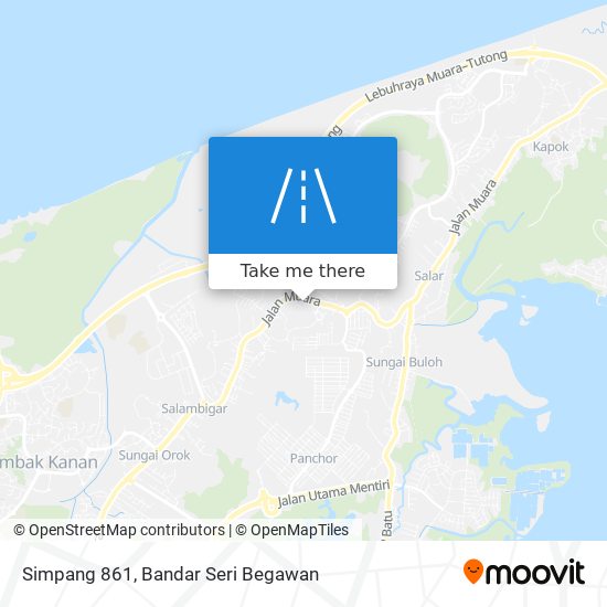 Peta Simpang 861