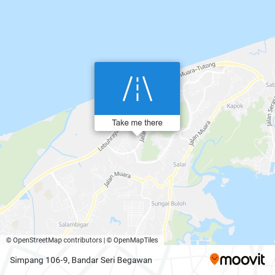 Simpang 106-9 map
