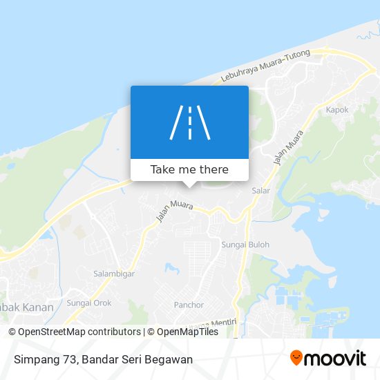 Simpang 73 map