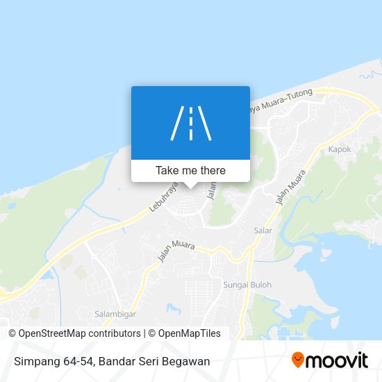 Simpang 64-54 map