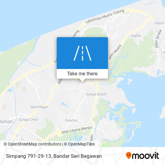 Simpang 791-29-13 map